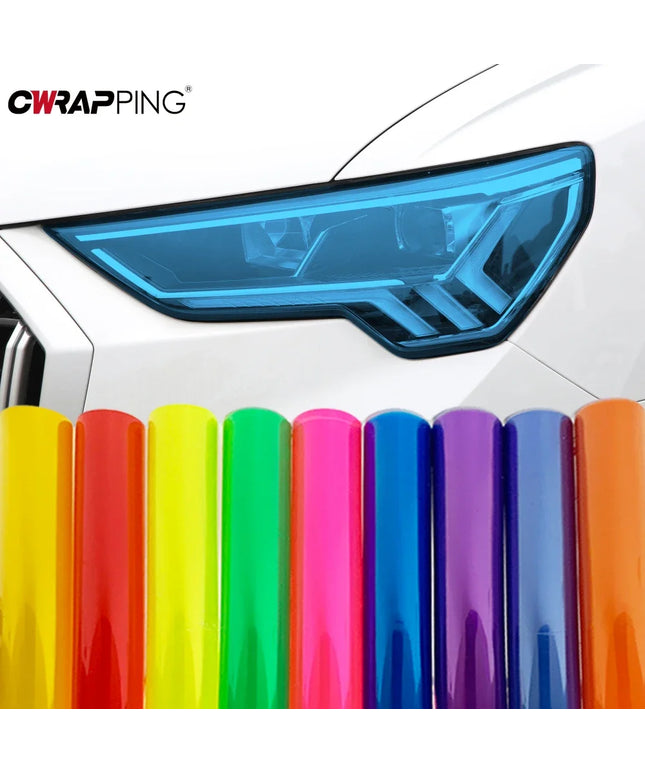 Gloss Transparent Light Black Smoke PVC Film Tint 30 X60cm Headlight Taillight Wrap Cover Film Foil Sticker Cover Car Styling