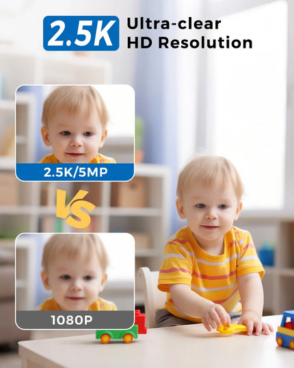 O-KAM pro 5MP IP WiFi Wireless Baby Monitor Camera AI Tracking Mini Indoor CCTV Security Video Surveillance
