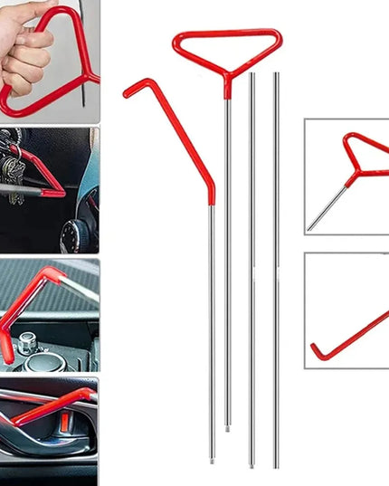 Car Wedge Pump Locksmith Thickened Door Repair Air Cushion Emergency Open Unlock Tool Kit With Long Reach Grabber