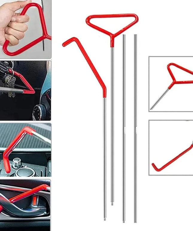 Car Wedge Pump Locksmith Thickened Door Repair Air Cushion Emergency Open Unlock Tool Kit With Long Reach Grabber
