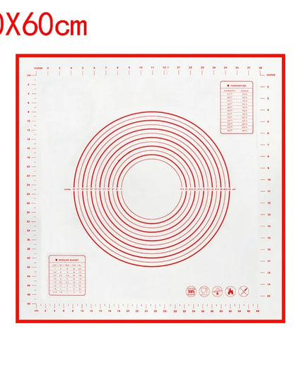 UNTIOR 1PCS Silicone Baking Mat Kneading Pad Dough Mat Pizza Cake Dough Maker Kitchen Cooking Grill Non-Stick Gadgets Bakeware