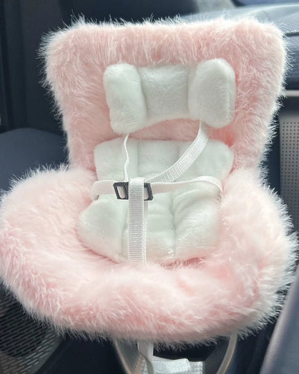 15-17cm Car Doll Seat Safety Seat Cute Doll Air Outlet Decoration High-grade Car Interior Decoration