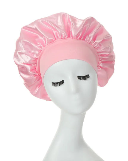 Hair Bonnet For Sleeping Women Wide Brim Sleep Cap Hair Bonnet For Curly Hair Showercap Children Men