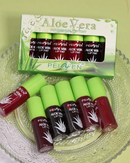 6Pcs Water Glow Jelly Moisturizing Lip Gloss Set Transparent Lip Glaze Oil Hydrating Lip Plumper Liquid Lipstick Lips Cosmetic