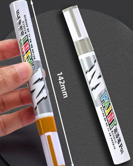 Car paint scratches repair brush pen waterproof water paint marker pen car tire tread care automotive  black white red silver