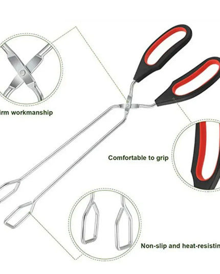 BBQ Tools Barbecue Scissor Tongs Grilled Food Tong Long Handle Scissor BBQ Bread Roast Clip Kitchen Baking Tongs BBQ Accessories