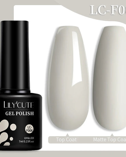 LILYCUTE 15ML Quick Extension Gel Nail Polish Nude Milk White Color Finger Prolong Acrylic Crystal Construction Hard Gel Varnish