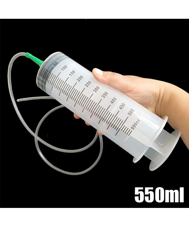 100/300/550ml Car Oil Fluid Extractor Fuel Transfer Hand Pump Dispenser Vacuum Syringe Type Manual Suction Pump Extractor
