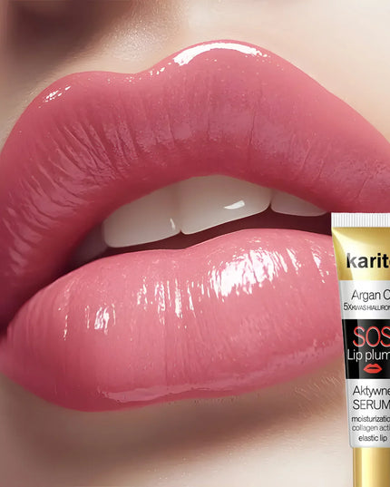 Moroccan Argan Oil Lip Plumping Essence - Moisturizing and Nourishing Lip Balm, Suitable for All Skin Types, Natural Makeup