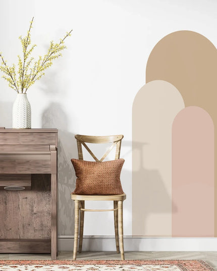 Arch Wall Stickers Living Room Sofa Bedside Background Decoration Self Adhesive Bohemian Arch Geometric Stickers Wallpaper