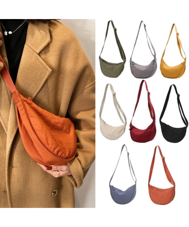 Casual Nylon Hobos Crossbody Bag for Women Designer Shoulder Bags Large Capacity Tote Lady Travel Shopper Bag Female Purses 2025