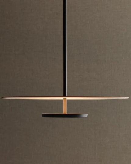 Nordic Art Minimalist LED Pendant Lights Flying Saucer Chandelier Danish Designer Iron Circular Light Office Bar Restaurant Home