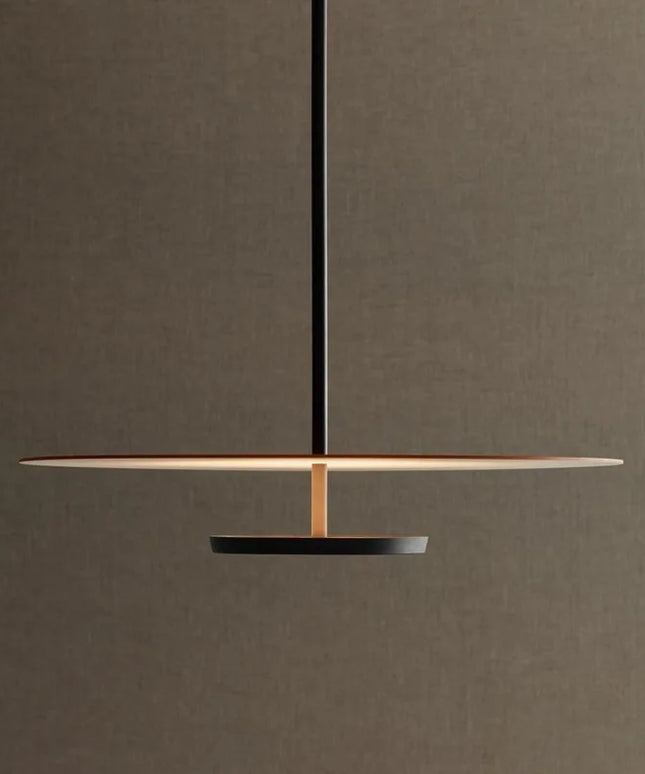 Nordic Art Minimalist LED Pendant Lights Flying Saucer Chandelier Danish Designer Iron Circular Light Office Bar Restaurant Home