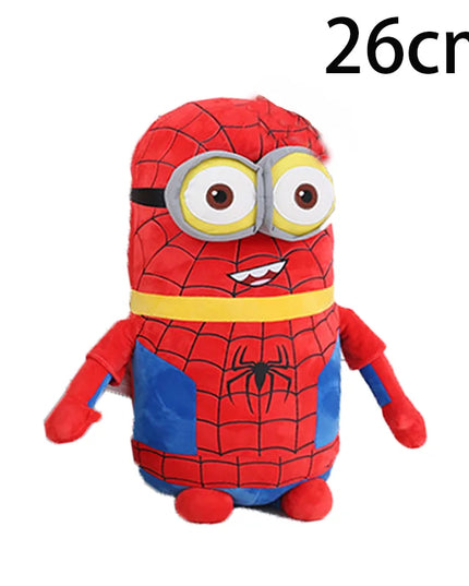 Minions Movie Periphery Yellow Plush Bob Plush Stuart Stuffed Toys In Jeans Soft Dolls Pillow Decoration Children Birthday Gift