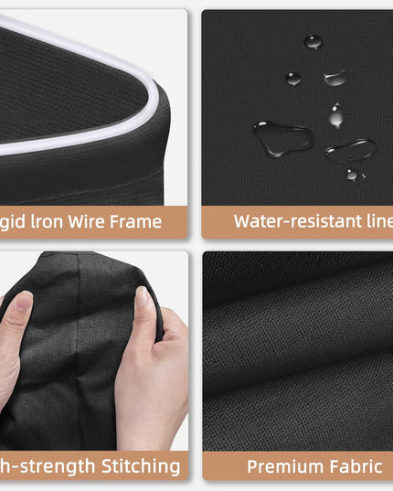 Large Waterproof Laundry Basket with Dual Handles Versatile Storage Solution for Bedroom Bathroom and Dorm for Clothes and Toys