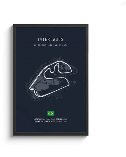 F1 Internationa Track Circuit Canvas Painting F1 Imola Wall Art Nordic Poster Aesthetic Motorsport Race Picture For Home Decor