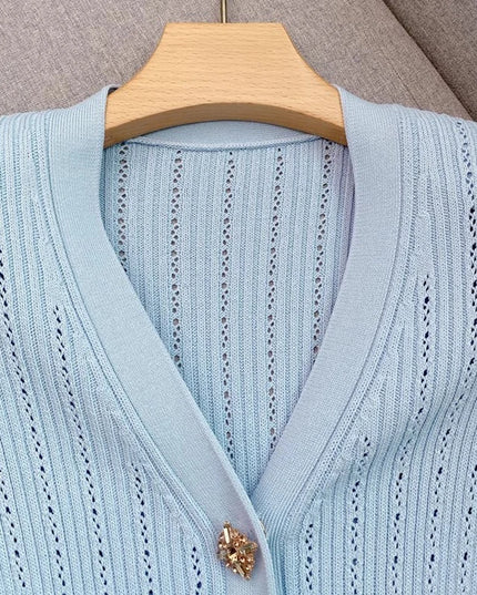 YuooMuoo Brand Fashion One-piece Knitted Maxi Dress Women Elegant V-neck Ruffled Slim Waist Bodycon Sweater Dress Party Vestido