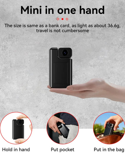 Q6 Mini Bluetooth WiFi Camera 1080P Wide Angle Night Vision Home Security Surveillance IP CCTV Indoor Outdoor Pet Baby Monitor