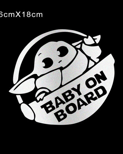 Baby On Board Car Sticker Auto Window Glass DIY Funny Baby In Car Vinyl Decal Personalized Decoration Exterior Car Accessories