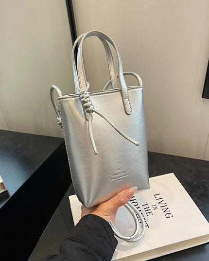 PU Leather Mini Crossbody Bag for Women 2025 New Korean Fashion Luxury Shoulder Bags Female Simple Retro Handbags and Purses