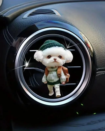 2pcs Cute Cat Acrylic Car Air Freshener - Long Lasting Scent Vent Clip Aromatherapy Decoration - Freshen Your Journey