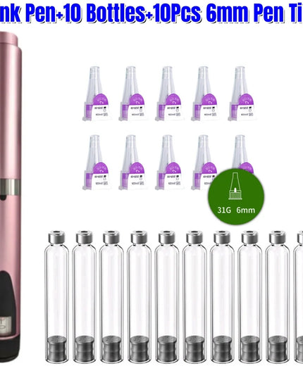 For Insulin Injection Pen 10pcs 3ml Empty Cassette Bottle Magic Pen Insulin Cartridges Health Medical Beauty Care Accessories