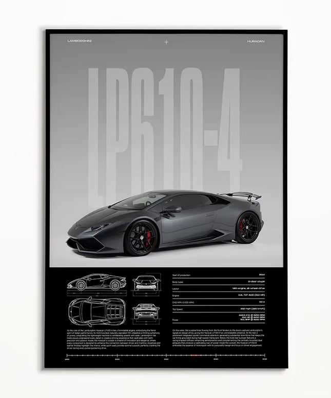 Black & White Famous Cars Posters Classic Car Photography Print Man Cave Canvas Painting Wall Art Pictures for Home Decoration