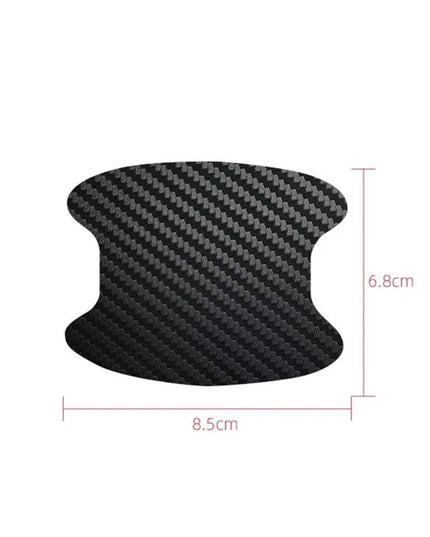 Car Stickers Anti Scratch Car Door Handle Carbon Fiber Protector  Automobiles Handle Protection Film Styling Exterior Accessorie