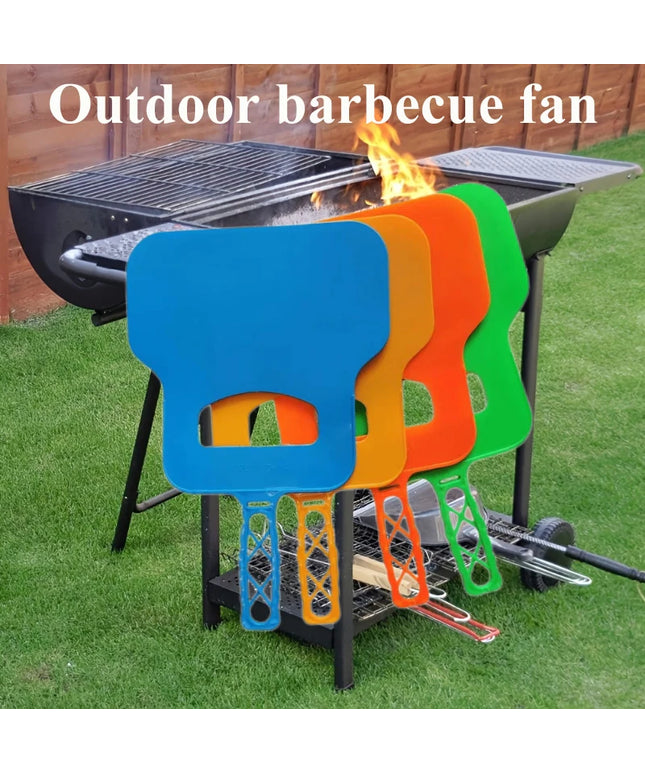 Barbecue Fan  BBQ Hand Crank Blower Tool Manual Combustion Support Outdoor Cooking