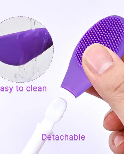 8/4/2pcs Face Brush Set Silicone Facial Mask Applicator Double-head Lotion Spatula Blackhead Face Lip Exfoliator Skin Care Tools