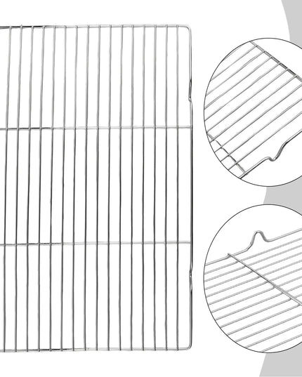 1PCS Stainless Steel Mat Net Grid Shape Rectangle Grill Grilling Mesh Net BBQ Tools Square Barbecue Net Barbecue Stove Parts