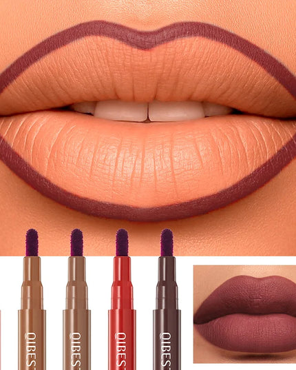 Matte liquid lip liner matte non-stick cup waterproof non-fading lipstick lip pencil