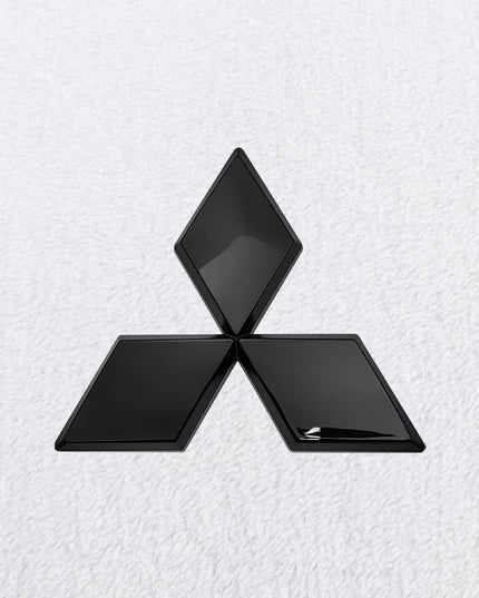 ABS Car Front Grill Emblem Rear Trunk Badge Sticker for Mitsubishi Outlander Ralliart Lancer ASX Pajero Delica EVO Colt Triton