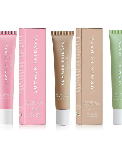 Summer Fridays Lip Balm Lipstick Moisturizing Glossy Smooth Soft Lips Cosmetics Sugar Vanilla Beige Sweet Mint Makeup Lip Care