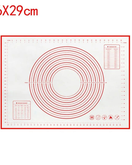 UNTIOR 1PCS Silicone Baking Mat Kneading Pad Dough Mat Pizza Cake Dough Maker Kitchen Cooking Grill Non-Stick Gadgets Bakeware