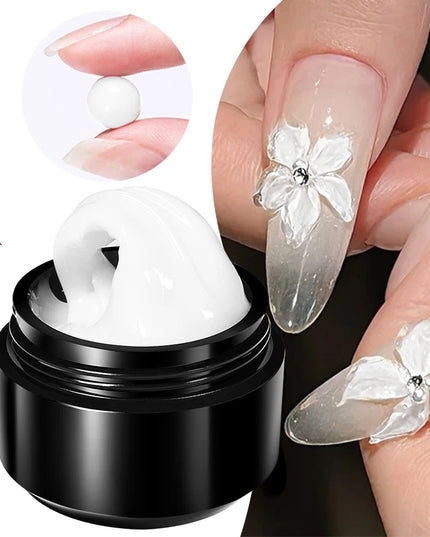 BORN PRETTY 15ml Clear Non Stick Hand Extension Gel 3D Shaping Sculpting Carving Nail Art Solid Hard Gel for Fake Nail