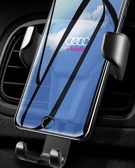 Car Emblem Mobile Phone Holder Stand Accessories For Audi Sline TT A3 A4 A5 A6 A7 A8 Q3 Q5 Q7 Q8 C7 C6 C5 B5 B6 B7 B8 B9 D3