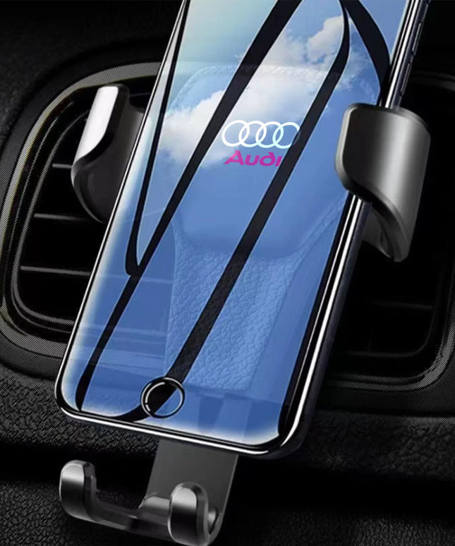 Car Emblem Mobile Phone Holder Stand Accessories For Audi Sline TT A3 A4 A5 A6 A7 A8 Q3 Q5 Q7 Q8 C7 C6 C5 B5 B6 B7 B8 B9 D3