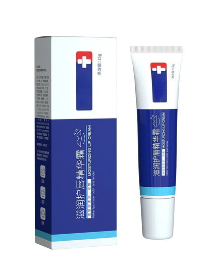 Lip serum cream, lightens lip lines, brightens lip color, moisturizes and moisturizes treatment
