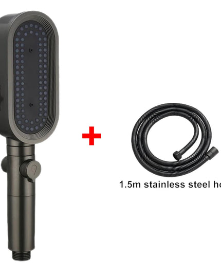 3 Modes Powerful Shower Head Anti-clogging and Easy To Clean Anti Anti-limescale Shower Head Handheld Flexible Bath  Shower Head