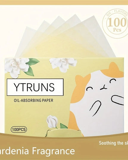 100 Pieces Of Oil Blotting Papers For Long-Lasting Effective Deep Pore Oil Control, Gentle Instant Oil Control For Face