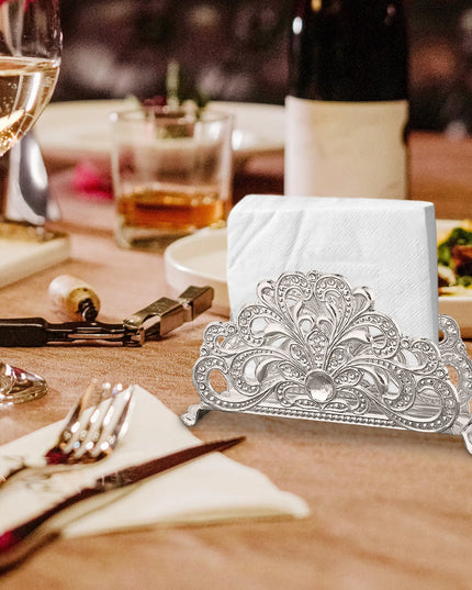 Creative Napkin Tissue Holder Delicate Restaurant Paper Rack Desktop Home Decor Bar Festival Party Kitchen Accessories