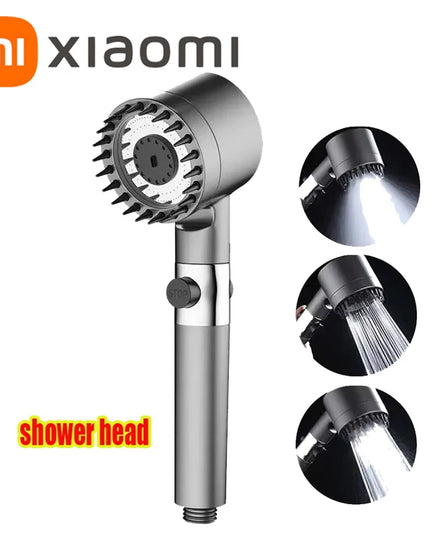 Xiaomi High Pressure Shower Head 4 Modes Water Saving with Filter for Hard Water Adjustable Spray with Massage Bathroom Shower