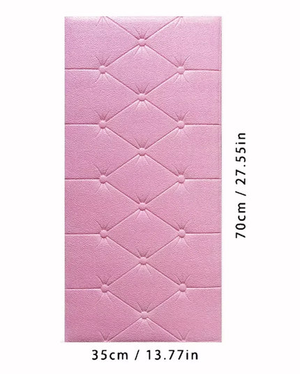 Tatami anti-collision soft foam pad 3D wall sticker wallpaper self-adhesive thick children's bedroom living room wall pad