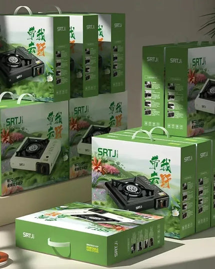 New Outdoor Cassette Stove Portable Outdoor Cass Hot Pot BBQ Gas Stove Household Gas Stove Butane Gas Stove