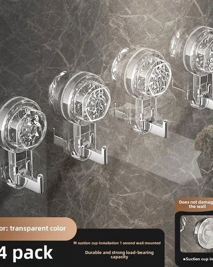 Suction Cup Hooks Household without drilling Multifunctional Wall Hanging Keys Clothes Hooks Bathroom Kitchen self-adhesive hook