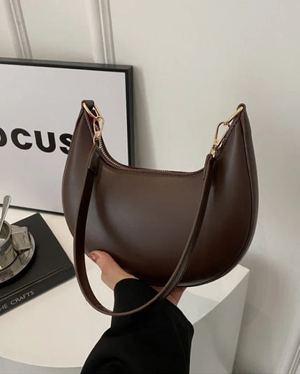 New Fashionable High-end Moon-shaped Baseball Bag Showing Luxury Women's Single Shoulder Bag Elegant lady Handbags bolso mujer