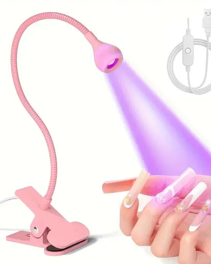 Nail Dryer Light UV Nail lamp 395nm Wavelength Clip-on Desk Mini USB For Gel Nails ongle Manicure Salon Tools
