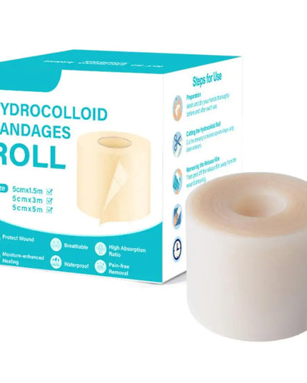 1 Roll Hydrocolloid Roll Invisible Hydrocolloid Dressing With Self-Adhesive Bed Sore Bandages For Wound Care Hydrocolloid Patch