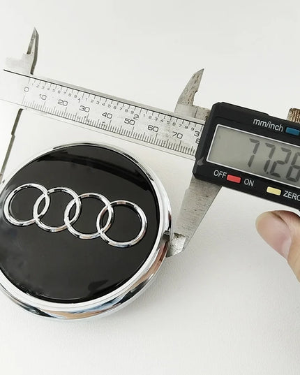 4pcs 60mm 61mm 68mm 69mm 77mm Car Wheel Center Hub Caps For Audi A3 A4 A5 A6 A7 Q3 Q4 Q5 Q7 S3 S4 S5 S6 S7 RS3 RS5 Accessories